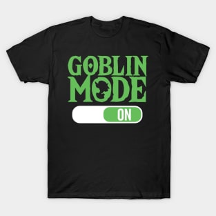 Goblin Mode On Funny Term Lazy Greedy Word of the Year T-Shirt